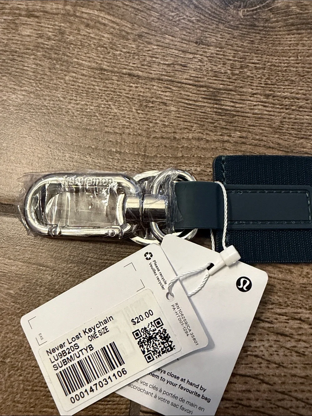 Never Lost Keychain. SUBM/UTYB. NWT